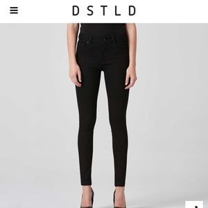 DSTLD High Rise Black Skinny Jeans